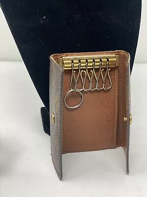 LOUIS VUITTON (LV) Monogram 6 Key Ring Holder Case Credit Card I’d Wallet • $99.99