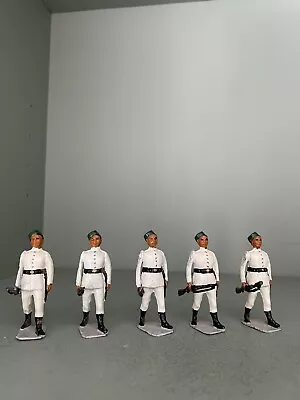 Lead Toy Soldiers. Set Of 5 Gurkha Rifles In Summer Uniforms.  • £19.99