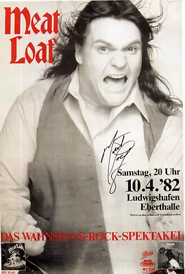 MEAT LOAF Signed Photograph - Rock Singer / Vocalist - Preprint • £6