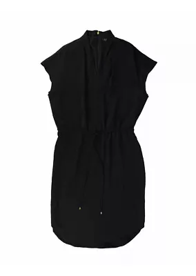 Ralph Lauren Womens Drawstring Polo Shift Dress Black AUTHENTIC 8uk (£105rrp) • £15.95