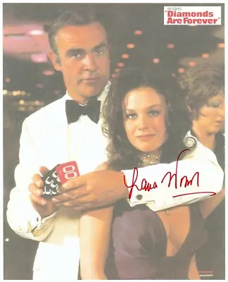 LANA WOOD Signed DIAMONDS ARE FOREVER 8x10 W/ Coa SEAN CONNERY JAMES BOND CASINO • $57.39