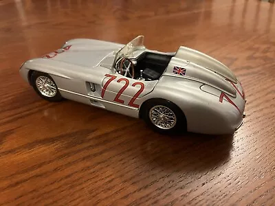 MAISTO Big 1/18 Scale Diecast Model Car MERCEDES BENZ 300 SLR Targa Florio 1955 • £35