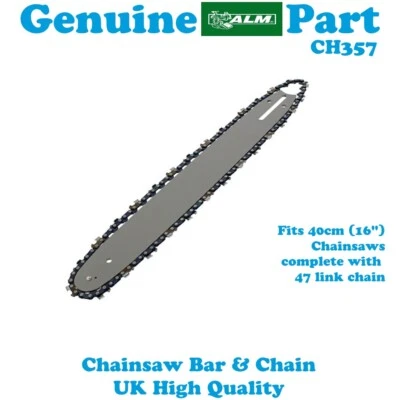 £29.15 • Buy MCCULLOCH Mac 335 Mac 338 Mac 435 Chainsaw Bar And Chain 40cm 16 Inch 47 Link
