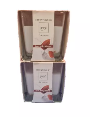 2-Pack Ipuro Essentials Cotton Fields Scented Candle - Milk Almond 170g Each • £11.90