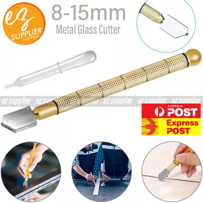 8-15mm Glass Cutter Tool Pencil Style Oil Feed Carbide Tip Glazing Blade Set AU • $4.94