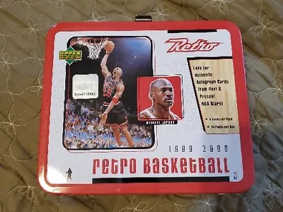 Michael Jordan (2 Sided) * 1999-2000 UD Retro Basketball Lunch Box  Good Cond* • $30