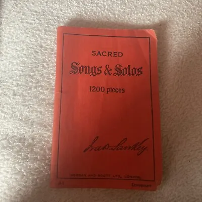 Sacred Songs And Solos 1200 Pieces  • £3