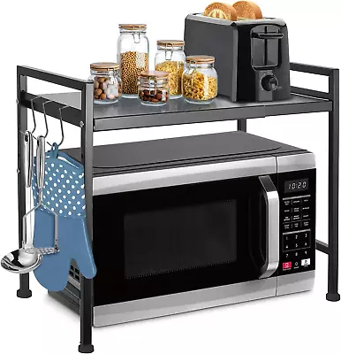 Xcellent Global Microwave ShelfStainless Steel 2-Tier Corner Kitchen Storage Un • $49.12