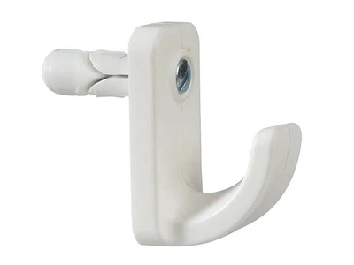 £8.44 • Buy Plasplugs PLAHW124 White Single Hollow Door Hook Pack Of 1