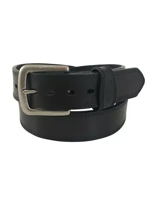 Berne Work Belt Mens Logo Removable Buckle Sloped Loop Leather 7507500 • $40