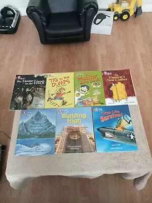 7x Collins Big Cat School Reading Books BundleBand 11&12 VGC • £6