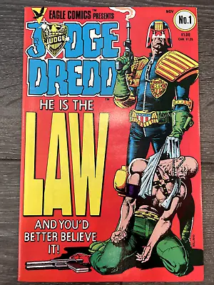 Judge Dredd #1 (1983) Bronze Age Comic Book! Hi-Grade! 1st App Judge Dredd! • $60