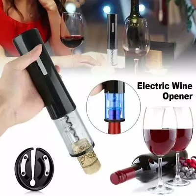 Electric Wine Bottle Opener Automatic Red Wine Corkscrew Rechargeable Wine Opene • £11.99