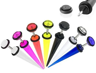 UV Fake Ear Taper Stretchers BUY 2 GET 1 FREE - BODY PIERCINGS • £2.99