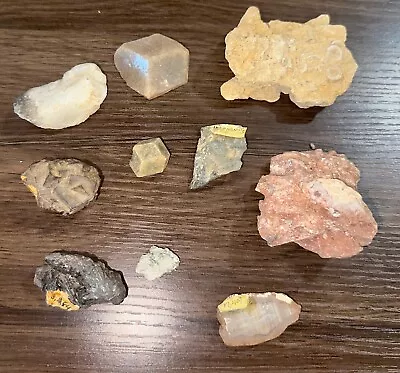 Assorted Lot Of Natural Minerals Crystals And Rock Specimens • $0.99