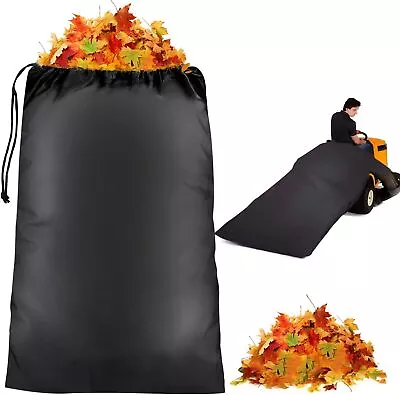 Lawn Tractor Leaf Bag 54 Cubic Feet Mower Catcher Riding Grass Sweeper Bag • $21.98