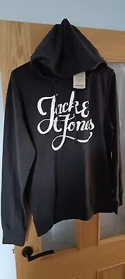 Jack & Jones Mens Hoodie Long Sleeve Hooded Designer Sweatshirt Pullover Jumper • £10