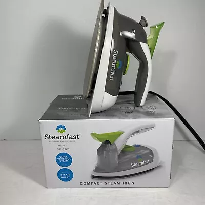 Compact Steam Iron Steamfast Perfectly Smooth Fabric Model #SF707 Open Box • $15