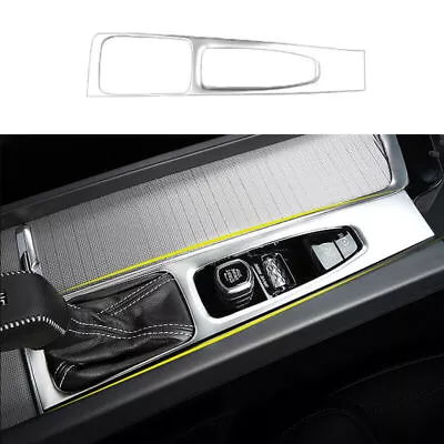 For Volvo S60 2019-23 Silver Titanium Middle Console Gear Shift Panel Cover Trim • $33.88