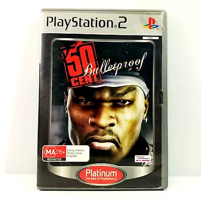 50 Cent Bulletproof PlayStation PS2 Platinum Pre-Owned Complete With Manual • $22.95