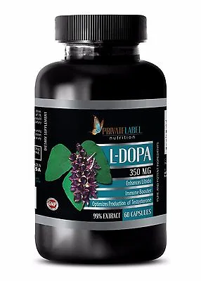 L-DOPA 99% Extract Powder 350mg - Mucuna Testosterone Booster -1 Bottle 60 Pills • $20.04