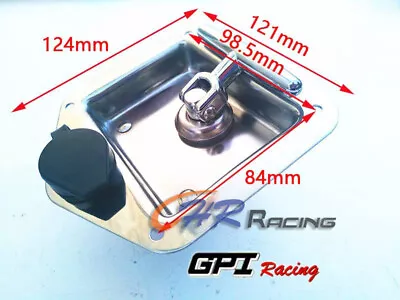 2x Stainless Steel Folding T Handle Lock Latch For Trailer Truck Paddle Tool Box • $42