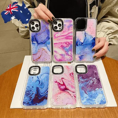 $10.09 • Buy Marble Case Patterned Rubber TPU Cover For IPhone 13 Pro Max 12 11 Pro SE3 8 7