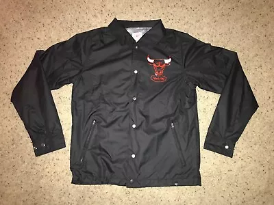 Chicago Bulls 47 Brand Windy City Full Zip Button Down Jacket - Men's Medium • $49.99