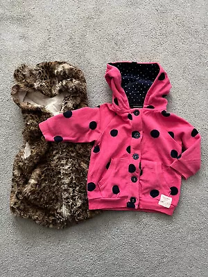 Girls 9-12 Months Jacket And Gilet X2 Next • £3