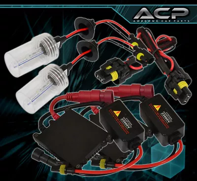 H3 35W Ac Xenon Driving Hid Head Fog Lights Conversion Kit 3K 3000K Bulb Ballast • $18.99