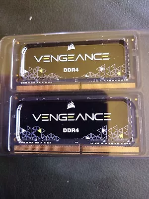 Corsair CMSX32GX4M2A2666C18 Vengeance 32GB (2 X 16GB) DDR4 SODIMM 2666MHz... • £60