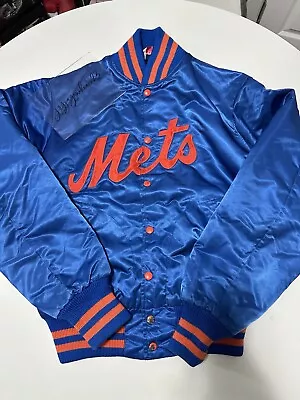 Vtg Pyramid New York Mets Satin Jacket Sz Medium  Starter • $109.99