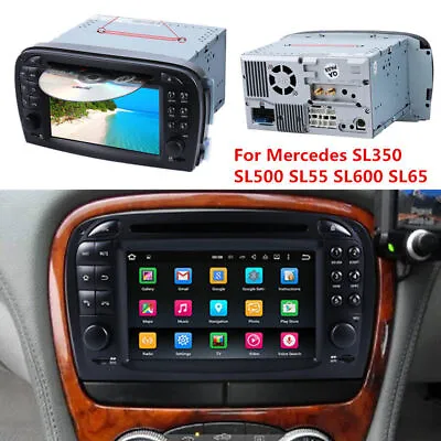 7  Stereo Radio GPS Wifi For Mercedes Benz SL R230 SL350 SL500 SL600 SL55 4+64GB • $799.89