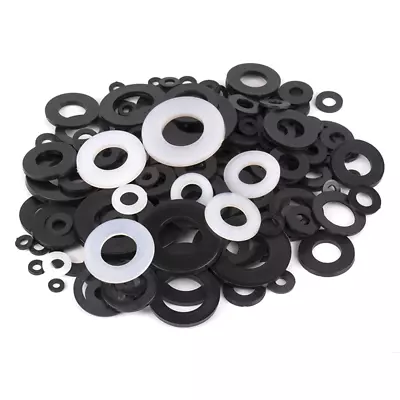 M2 M3 M4 M5 M6 M8 M10 M12 Plastic Nylon Flat Spacer Washer Insulation Gasket • $2.39