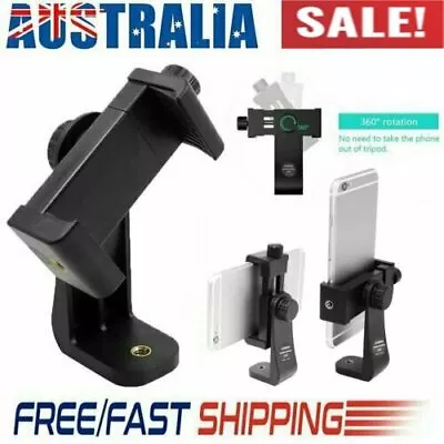 Smartphone Tripod Adapter Cell Phone Holder Mount For IPhone Camera Universal VH • $9.56