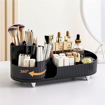 Makeup Organizer Vanity  Rotating Brush Holder  Lipstick Perfume Skincare Box • $15.80