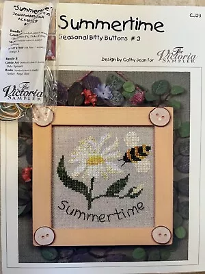 The Victoria Sampler Summertime Chart And Accesory Pack • $16.99