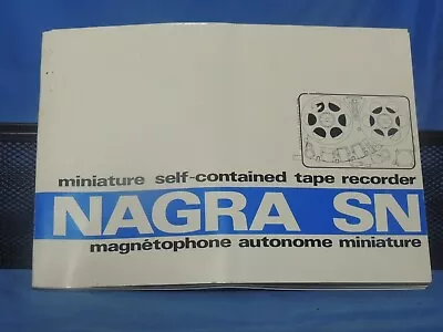 Nagra SN Reel Tape Recorder (SNN Version) • $2900