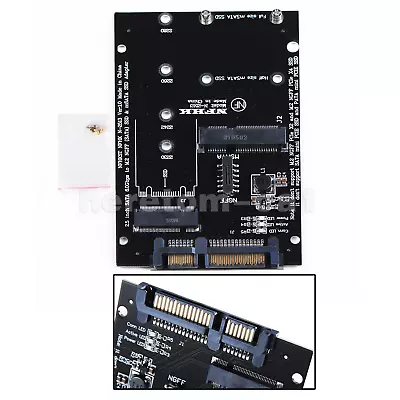 M.2 NGFF/MSATA SSD To SATA III 3.0 Adapter Card For PC Laptop 2260 2280 2230 • $6.48