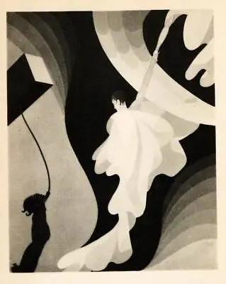 Original John Vassos 1928 Vintage Art Deco Print  The Holy Hands Took The Thief • $13.72