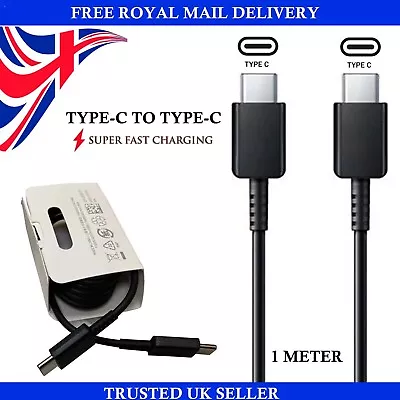 Super Fast Charger USB Type C To C Data Cable For Apple IPad Air 4th 5th Gens UK • £3.65