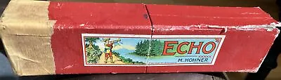 Vintage Harmonica M Hohner Echo Key C Curved Made In Germany Original Box 1937 • $24.99