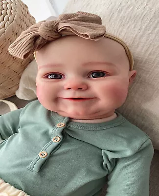 24  Reborn Baby Dolls Real Life Soft Vinyl Silicone Realistic Newborn Xmas Gifts • £49.34