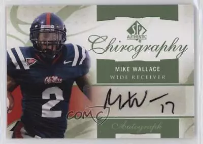 2010 SP Authentic Chirography Auto Mike Wallace #CH-MW Auto • $9.74