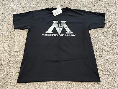 Harry Potter T-Shirt Ministry Of Magic Logo Black Size Large NWT • $19.95