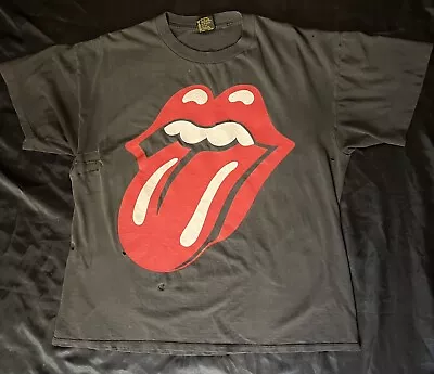 Vintage 1994 Rolling Stones Voodoo Lounge Tour Shirt Band Brockum Tag Size XL • $80