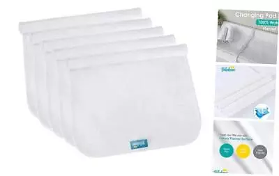 Changing Pad Liner 5 Count 100% Waterproof Extra Large 28  X 15  Flannel 5 Pack • $32.89
