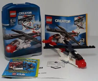 Lego Basic Model Airport Creator Mini Flyers 3 In 1 Set 4918 Complete Helicopter • $9.99