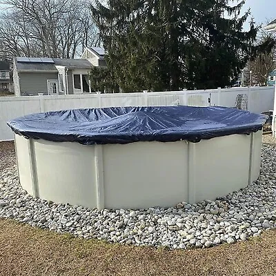 Winter Block Winter Pool Cover For Above Ground Pools 15’ Ft. Round Winter Ab... • $29.90