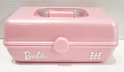 Barbie CABOODLES Pink Plastic Carrying Case With Drawers And Mirror • $14.97